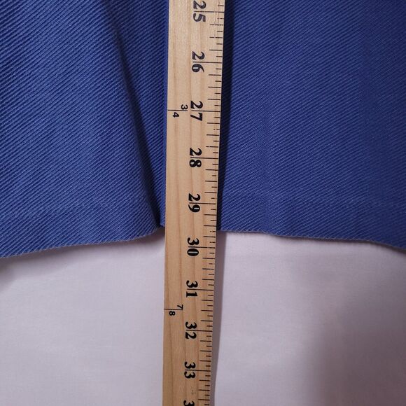 Tommy Bahama Polo Shirt Mens Large Blue Silk Cotton Blend - Picture 6 of 10